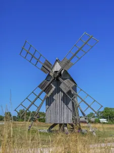The mills of Lerkaka, historical windmill