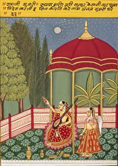 Miniature Painting on Paper, Gujri