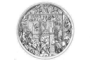 The Minneburg, ivory mirror capsule from the Reun Monastery