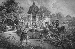 The Mirabell Gardens in Salzburg