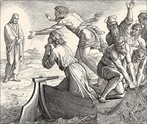 The Miraculous catch of fish, New Testament