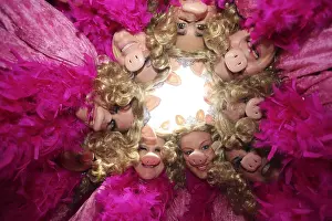 Miss Piggy costumes, Schwerdonnerstag carnival parade