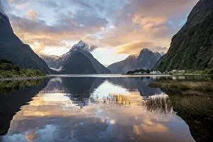 Mitre Peak, reflection in water