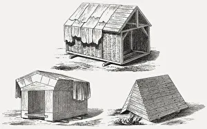 Mobile shelter called a tortoise