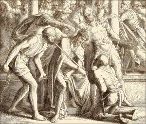The mocking of Jesus, New Testament