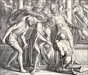 The mocking of Jesus, New Testament