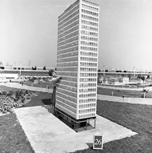 The model of historical buildings and squares on a scale of 1