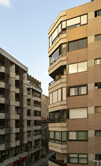 Modern apartment housing in city centre of Edificio Vicente Suarez