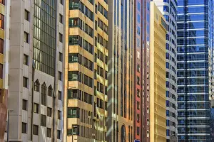 Modern architecture of downtown Abu Dhabi