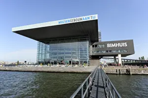 Modern architecture at the IJ lake