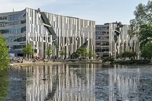 Modern architecture of the Koe-Bogen building complex