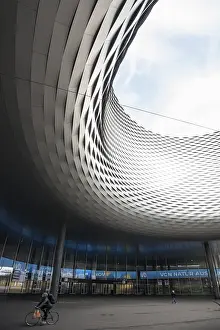 Modern architecture, new Basel Exhibition Centre building