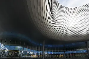 Modern architecture, new Basel Exhibition Centre building