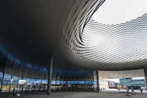 Modern architecture, new Basel Exhibition Centre building