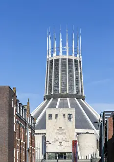 Modern architecture of Roman Catholic cathedral church