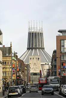 Modern architecture of Roman Catholic cathedral church