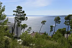 Modern bungalows on the coast near Brela