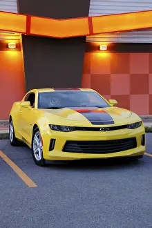 Modern car, Camaro, Province of Quebec, Canada