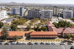 Modern downtown Windhoek, Namibia