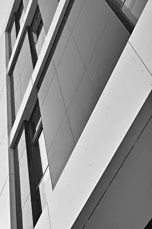 Modern facade in the city centre of Magdeburg<br> Modern faade in the city centre of Magdeburg