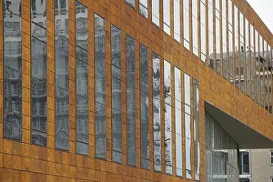 Modern facade of an office building