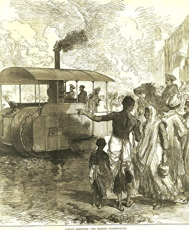 The Modern Juggernaut, news 27th January 1877, India, Asia