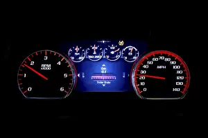 Modern light car mileage (dashboard)