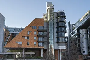 Modern office and residential building