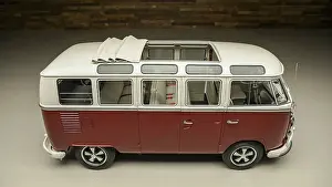 A modern refurbished Volkswagen Bus T1 Samba