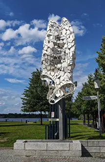 Modern sculpture, Oulu, Finland