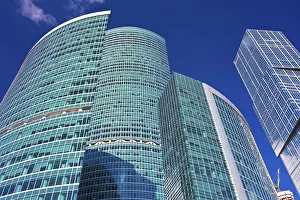 Modern scyscrapers of Moscow city business center