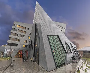 Modern university building by the American architect Daniel Liebeskind