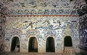 The Mogao Caves, or Mogao Grottoes (Chinese)