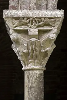 Moissac, Saint-Pierre Abbey, cloister, capital
