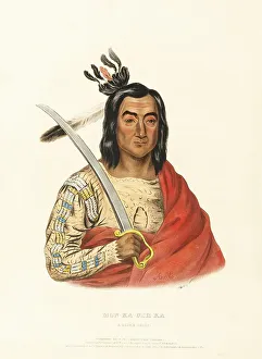 Mon-Ka-Ush-Ka. A Sioux Chief (1838)