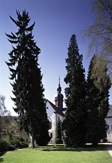 Monastery church, view from east, St