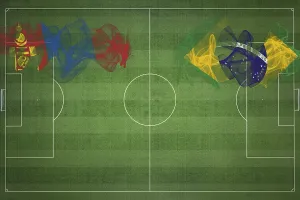 Mongolia vs Brazil Soccer Match