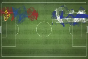Mongolia vs Greece Soccer Match