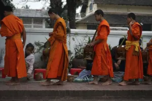 Monks, Luang Prababg, Laos
