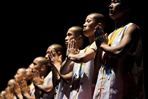 Monks from the Shaolin monastery