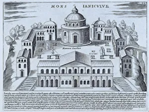 Mons Ianiculus is the second highest of the hills of Rome