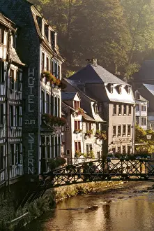 Monschau, half-timbered houses on the Rur