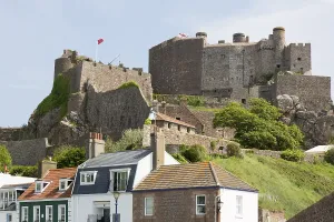 Mont Orgueil Castle in Jersey, UK