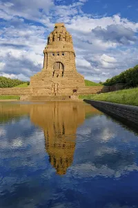 Monument to the Battle of the Nations in memory of the Battle of the Nations 1813 against Napoleon Bonaparte