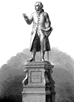 Monument to Imanuel Kant in Koenigsberg
