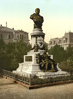 Monument to Josepf Victor von Scheffel in Karlsruhe