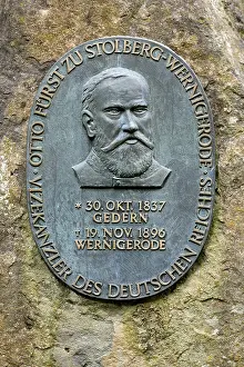 Monument, medal for Prince Otto zu Stolberg-Wernigerode