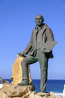 Monument to painter Llorenc Cerda i Bisbal