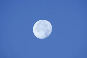 Full moon, North Rhine-Westphalia, Germany