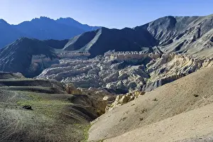 Category Mountain Landscapes Prints: The Moonlands, a special type of yellow rocks